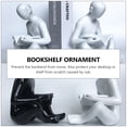 thumbnail image 5 of unbranded  Book Ends for Shelves Trinket Bookend Colorfast Office Man, 5 of 8