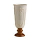 thumbnail image 5 of Florero con base de madera, jarrón de porcelana, elegante diseño francés, soporte para flores. Tótem, 5 of 9