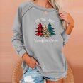 thumbnail image 4 of Sudaderas Navideñas Para Mujer, Blusa de Manga Larga Con Bolsillo Estampado A La Moda, Tops Informales, Sudaderas Con Botones Odeerbi ODB191788, 4 of 7