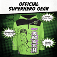 thumbnail image 2 of Marvel Avengers Little Boys' Fleece Quarter-Zip Hoodie Hulk Green Black, 2 of 8