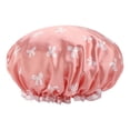 thumbnail image 2 of Gorro de ducha para mujeres y hombres, regalo, accesorio multiusos para hoteles, salones de belleza y uso doméstico. Rosa, 2 of 10