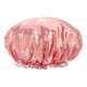 thumbnail image 2 of Gorro de ducha multiusos, accesorio impermeable para uso en salones, hoteles y hogares. Rosa, 2 of 9