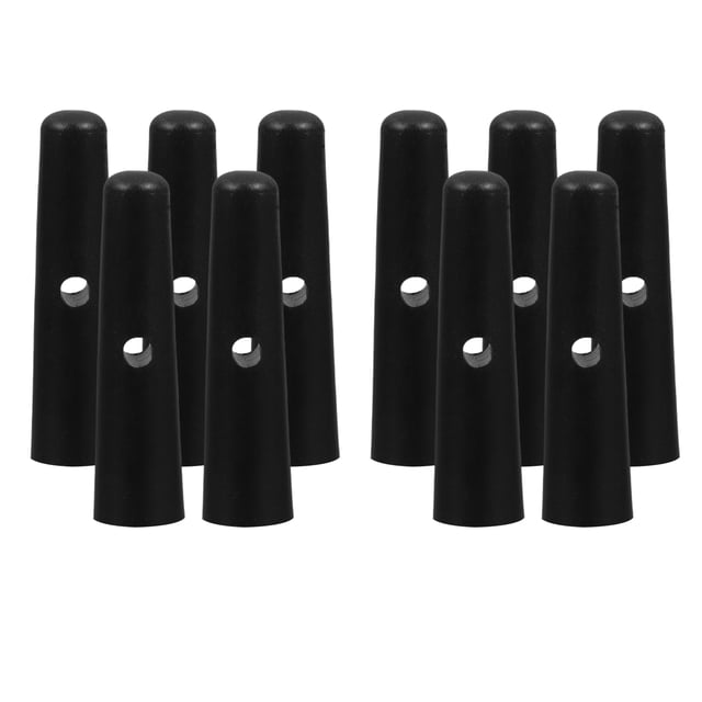 unbranded 10Ud Sturdy Black Umbrella Tail Beads Repair Supplies for Various Folding Umbrellas