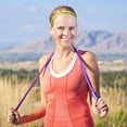 thumbnail image 4 of Diadema deportiva elástica gruesa antideslizante con agarre de silicona elástica para hacer ejercicio en el cabello y hacer yoga, 4 of 5