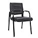 thumbnail image 3 of SUPER DEAL Chaise d'Invité de Bureau en Cuir Reconstitué Chaise de Direction Chaise d'Appoint Chaise de Réception avec Cadre en Métal Solide Mobilier de Bureau à Domicile, 3 of 4