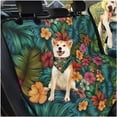 thumbnail image 3 of Pzuqiu Tropical Hibiscus Flowers Dog Car Seat Cover for Back Seat Waterproof Dog Hammock Nonslip Pet Backseat Cushion Cover with Dogs Bandanas Car Garbage, 3 of 6