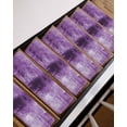 thumbnail image 3 of Purple Stair Treads for Wooden Steps Indoor Runner Rug Carpet, Retro Oil Painting Modern Abstract Art Aesthetics 10 Pieces Peel and Stick Staircase Step Treads Covers Washable Throw Door Mats, 30"x8", 3 of 5