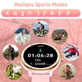 thumbnail image 6 of EIGIIS KE8 Smartwatch for Women, 250mAh Battery Life Watch with Customized Watch Faces, 1.27in TFT Touch Screen Watch with Wireless Calling Compatible with iOS Android, 1pc, 6 of 9
