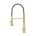 thumbnail image 3 of Nouvet Single Handle, Pull-Down Kitchen Faucet in Brushed Gold, 3 of 11