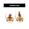 thumbnail image 4 of Pack of 5 Christmas Gingerbreads Man Ornament Festival Tree Decorations Holiday Hanging Charm for Household Use, 4 of 11