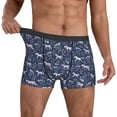 thumbnail image 3 of Men's Boxer Briefs, Cartoon Cute Horse Flowers_A Soft Comfy Mens Underwear Boxer Briefs Breathable With Widen Waist, 3 of 7