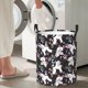 thumbnail image 5 of Fotbe Cute Poodle Dog Cesto de Ropa con Asas, Cesto Impermeable de Gran Capacidad, Bolsa de Lavado para Dormitorio, Cesto de Ropa con Ruedas y Asas-Medium, 5 of 6