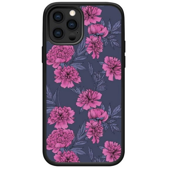 Compatible with iPhone 11 Pro case Soft TPU Glossy Flower Pattern Phone Case for Women and Girls