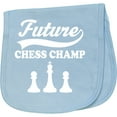 thumbnail image 2 of Inktastic Future Chess Champ Game Champion Baby Burp Cloth, 2 of 3