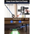 thumbnail image 5 of Cordless Vacuum Cleaner 45000Pa 450W 50Mins 8-in-1 Stick Vacuum with LED Screen Anti- Lightweight Rechargeable for Carpet Pet Hair Hardwood Floor Blue, 5 of 7