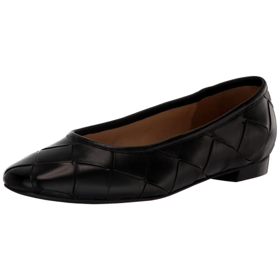 Trotters Hanny Black Leather T2125-001 Women's Size 8.5