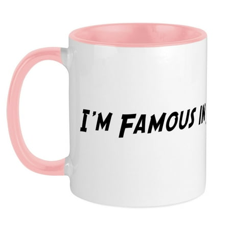

CafePress - Famous In Saskatchewan Mug - Ceramic Coffee Tea Novelty Mug Cup 11 oz