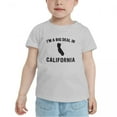 thumbnail image 2 of I'm A Big Deal in California Cute Toddler T Shirts for Boys Girls (Gray, Youth L), 2 of 5