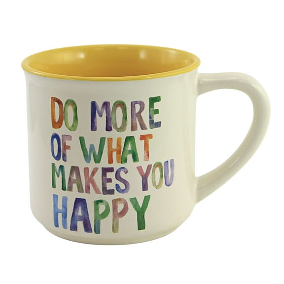 Tabletop Happy Camper Mug Stoneware Happiness 6010069