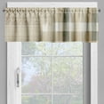 thumbnail image 5 of Ambesonne Plaid Window Valance, Neutral Bohemian Tartan Art, 54" X 12", Pale Khaki Dimgray, 5 of 5