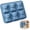 1PCS #025, variant on 3D Highland Cow Ice Cube Mold, Mini Highland Cow Ice Cube Tray for Drinks, Parties & Gifts, DIY Ice Sculpture Reusable Freezer Molds, Cute Highland Cow Silicone Mold for Friends Parties (6-Cavity)