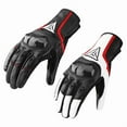 thumbnail image 2 of Motorcycle Gloves Winter Warm Leather Thermal Inner Rainproof Windproof Touch Screen Carbon Fiber Protective Gear Guantes Moto (Black,L), 2 of 7