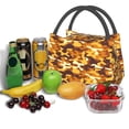 thumbnail image 3 of Easygdp Desert Camouflage Bolsa de Almuerzo Insulada Reutilizable, Bolsa de Mano y Bandolera para Oficina, Trabajo, Viajes, 3 of 6