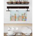 thumbnail image 3 of Easter Kitchen Dish Towels for Drying Dishes Set of 3, Spring Rabbit Tail Eggs Eucalyptus Leaves Wood Waffle Weave Microfiber Hand Tea Bathroom Towels Quick Dry & Absorbent Towel 15.7x23.6, 3 of 7