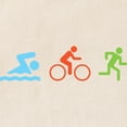thumbnail image 2 of CafePress - Triathlon Tote Bag - Unisex Canvas Tote Bag, Beige, 1-Piece, 2 of 7