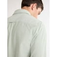 thumbnail image 4 of Free Assembly Men's Oxford Woven Shirt With Long Sleeves, Sizes XS-3XL, 4 of 5