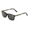 thumbnail image 2 of Men Premium Rectangle TR90 with Extended Metal Temple - Extra Large Sunglasses Reader - 147mm Wide Frame Reading Glasses +1.50, 2 of 4