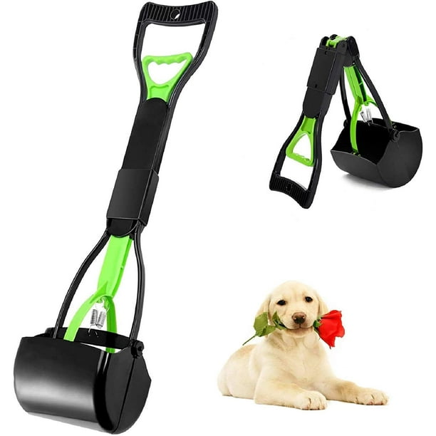 Pet Pooper Scooper for Large and Small Dogs, Long Handle Portable Dog