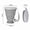 gray, variant on 300ml Silicone Folding Mug - Leakproof Portable Travel Cup W/Carabiner for Camping/Sports/Coffee, Collapsible Tea Water Bottle