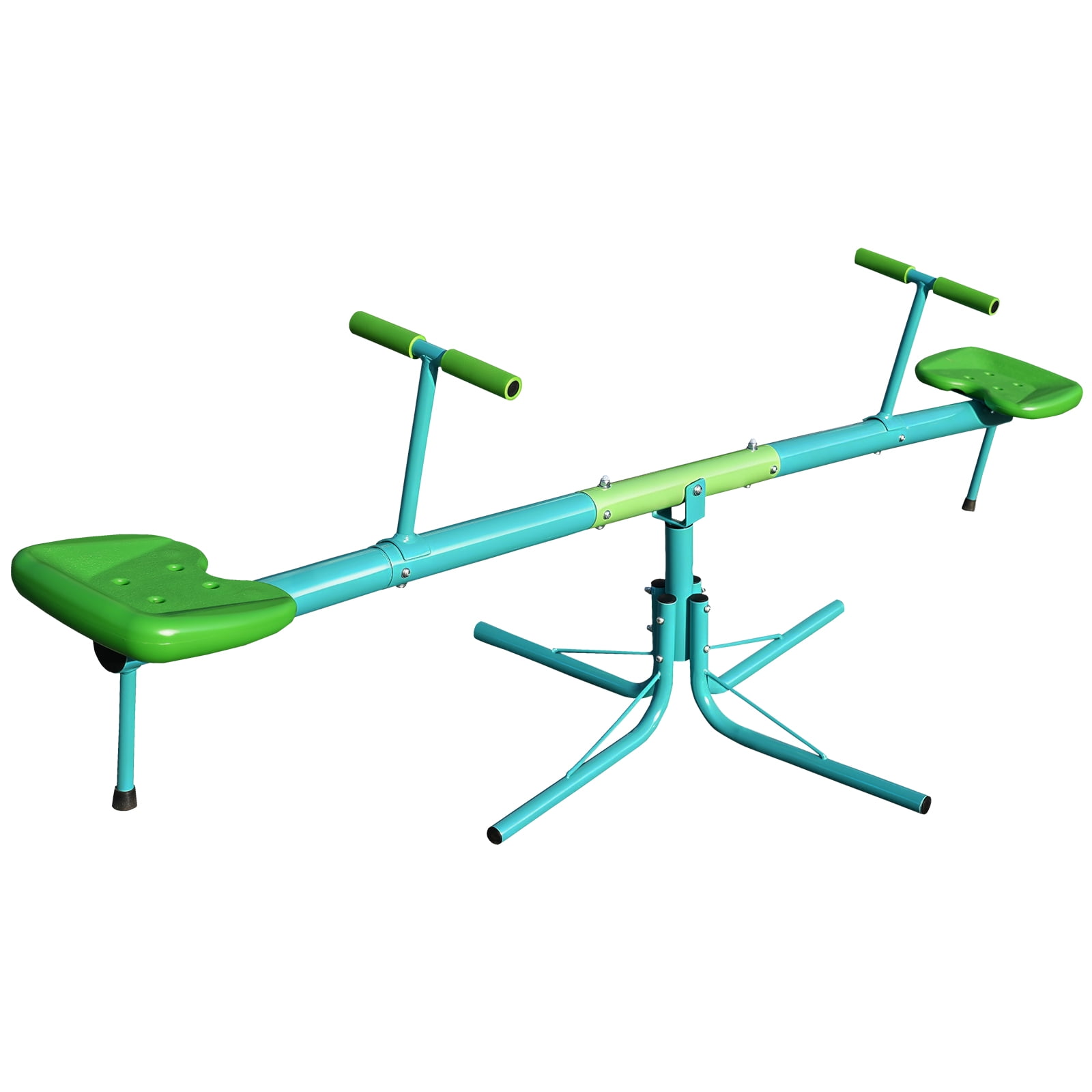 Swiveling 360 Degrees Toddlers Sit and Spin Teeter Totter, Seesaw, Kids Seesaw Outdoor Play Equipment for Backyard Playground