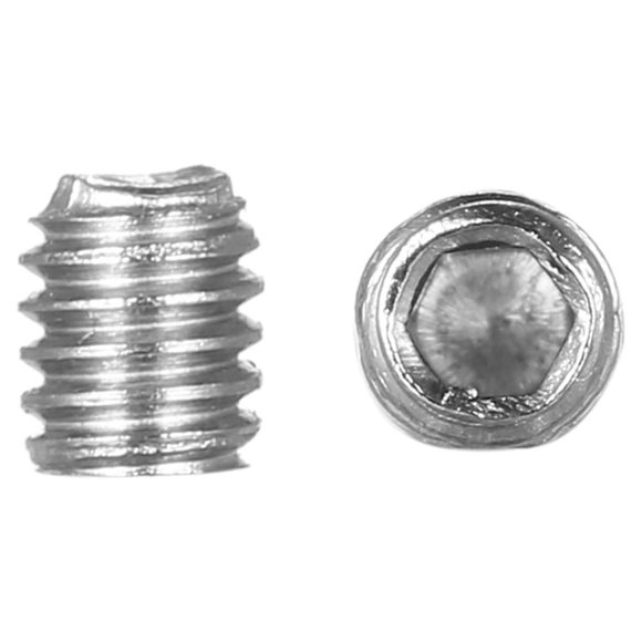 Zootealy 50PCS DIN916 304 Stainless Steel Set Screw Kit, Internal Hexagon Socket Headless Grub Screws, M2.5*3 Machine Threaded Fasteners