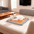 thumbnail image 4 of Tapis Chauffant à Température Réglable avec Cordon à Mâcher pour Usage Intérieur Extérieur par Petits Moyens Grands Animaux Lit Chaud pour Chat Lit Extérieur Résistant aux Morsures Tapis pour Chien pour Cage Petit Lit pour Chien Grand Lit Chaud, 4 of 4