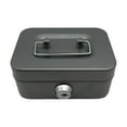 thumbnail image 1 of YWIYIUD 1PC Small with Key Portable Metal Box with Lock and Slot for Teens and Adults MoneySaving Box Small Storage Box with Handle for Home Daily Use, 1 of 6