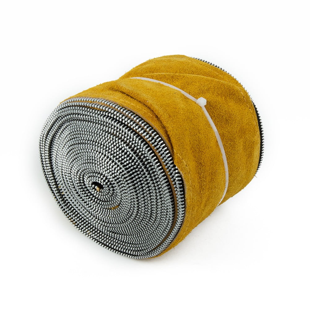 TIG Welding Torch Cable Cover - 25Ft Flame Retardant Cowhide Leather Sleeve For Hose Protection - View #6
