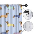 thumbnail image 4 of Blackout Kids Curtains,Colorful Funny Dachshund Childrens Insulated Curtains Set Of 2,Bedroom Essentials,Toddler Room Decor 52"x63"(132x160cm), 4 of 4