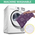 thumbnail image 6 of Purple Sun Moon Triangle Pattern Square Tablecloth,Waterproof Square Table Cover,Wipeable Spillproof Washable Table Cover for Home Kitchen Party Decor 42"X42"(107x107cm), 6 of 6