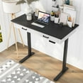 thumbnail image 3 of Furniture of America Olive Black Height Adjustable Standing Wood Top Desk, 3 of 9