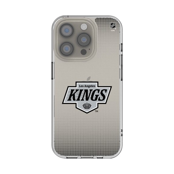 Los Angeles Kings Linen Logo iPhone Clear Case
