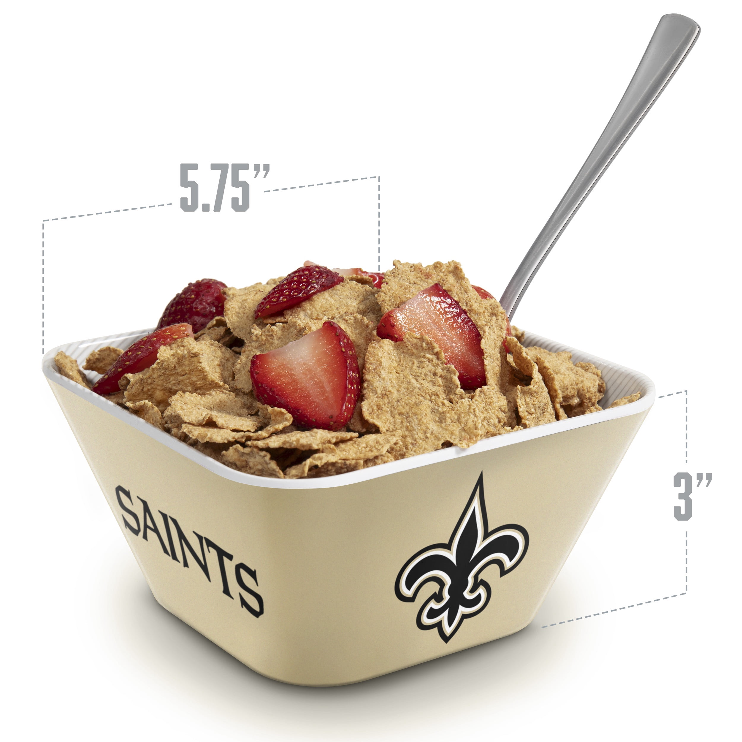 YouTheFan NFL New Orleans Saints Small Snack Bowl
