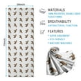 thumbnail image 2 of White Hyena Pattern Hot Yoga Mat Towel Non Slip for Hot Yoga - Quick-Drying Yoga Mat Cover with 4 Corner Pockets with Travel Bag - Hot Yoga Towel Non Slip Grip Moisture Wicking Sweat 70"x26", 2 of 6