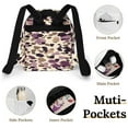 thumbnail image 4 of Leopard Print Small Backpack Cute Mini Backpacks For Woman Lightweight Daypacks, 4 of 8