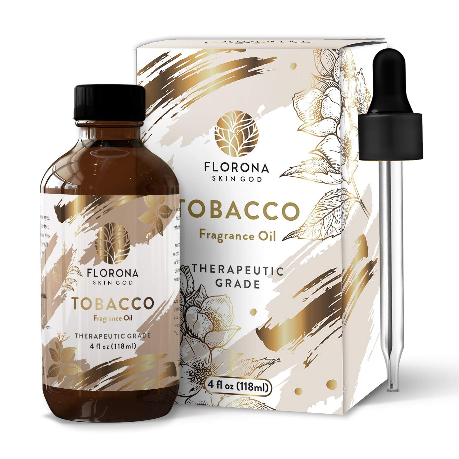 Florona Sweet Tobacco Premium Grade Fragrance Oil - 4 fl oz for Diffuser  Aromatherapy, Soap Making, Candle Making
