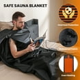 thumbnail image 2 of Gymax Infrared Sauna Blanket Portable Full-Body Personal Sauna for Home Use Relaxation, 2 of 9