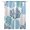 Blue, variant on Navy Blue Coastal Blackout Curtains 39 Inches Long, Turquoise Coral Ocean Modern Sea Thermal Insulated Black Out Curtains, Short Darkening Window Curtain Drapes for Cafe Bedroom 27.5"x39" 2 Panels