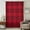 Red, Burgundy, Black, variant on Buffalo Plaid Sheer Curtains 45 Inches Long, Deep Maroon Farmhouse Gingham Striped Light Filering Curtains, Breathable Simi Curtain Privacy Drapes for Kitchen Bathroom Lightweight Window Treatment