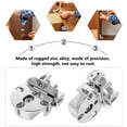 thumbnail image 4 of WEUVEB 4Ud Bisagras De Caja En Aleación De Zinc Plata Para Uso En Hogar Con Rotación Suave Y Fuerte, 4 of 5